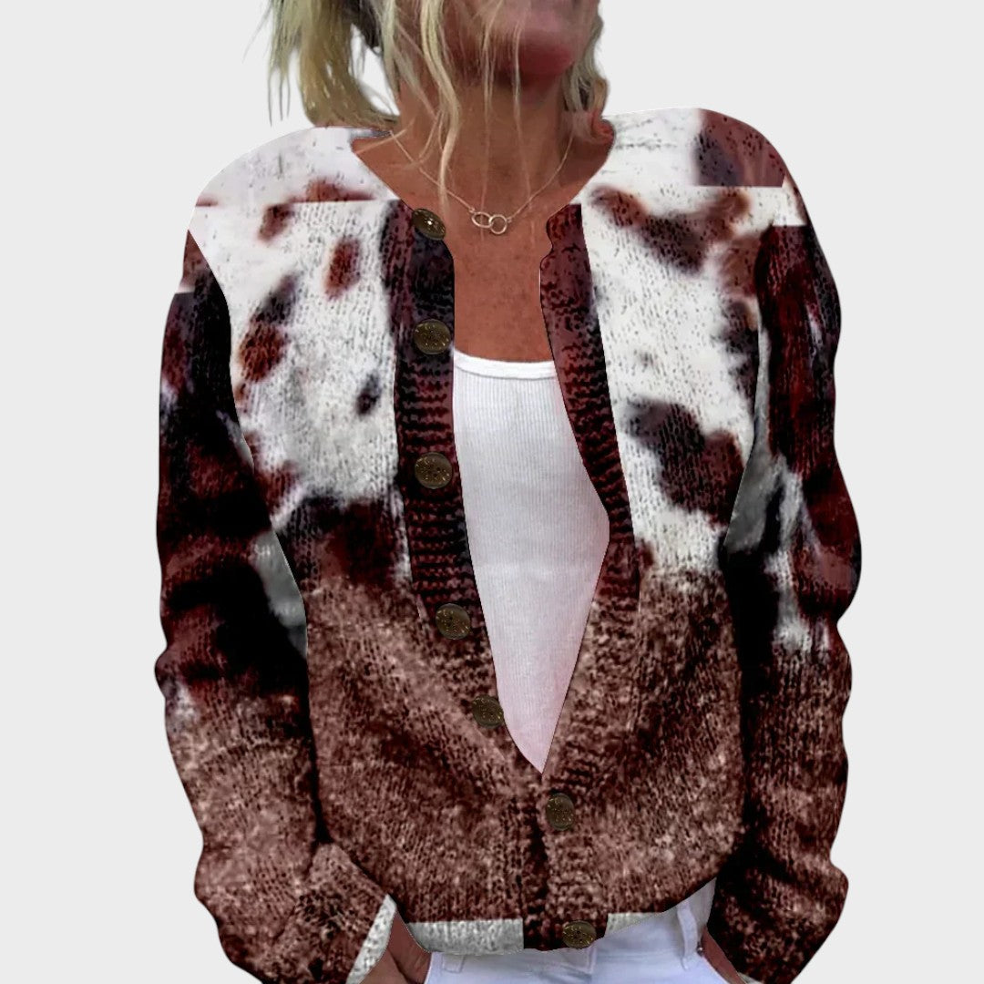 Sara - Jesenski cvjetni kardigan