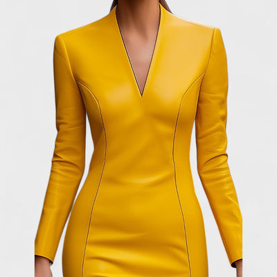 Lada - Uska haljina od umjetne kože