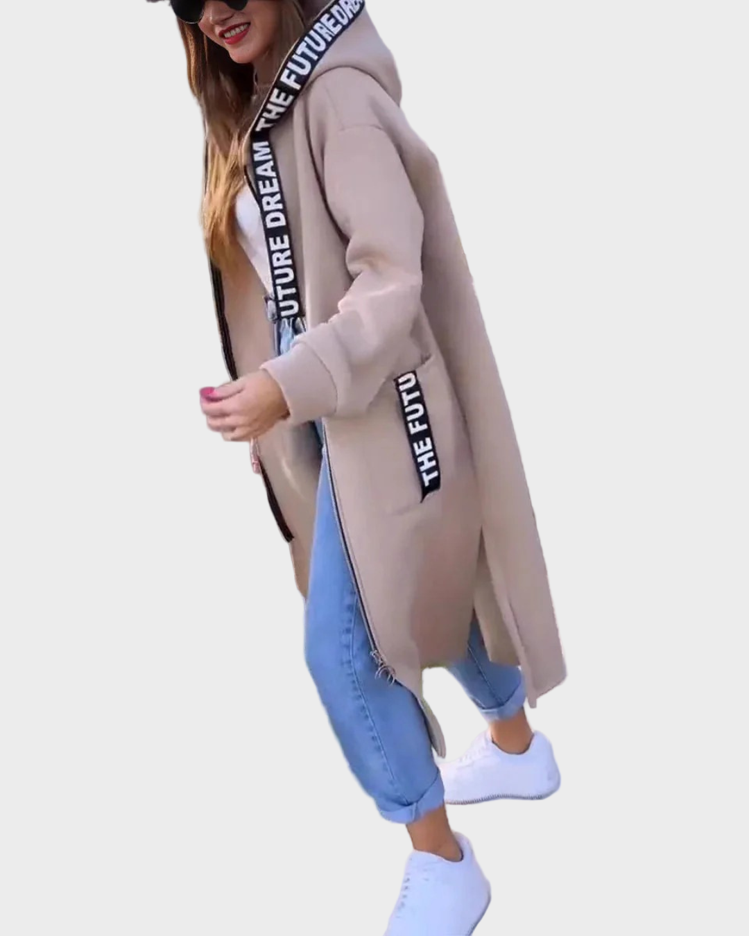 Roza - Duga hudica s kapuljačom