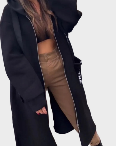 Roza - Duga hudica s kapuljačom