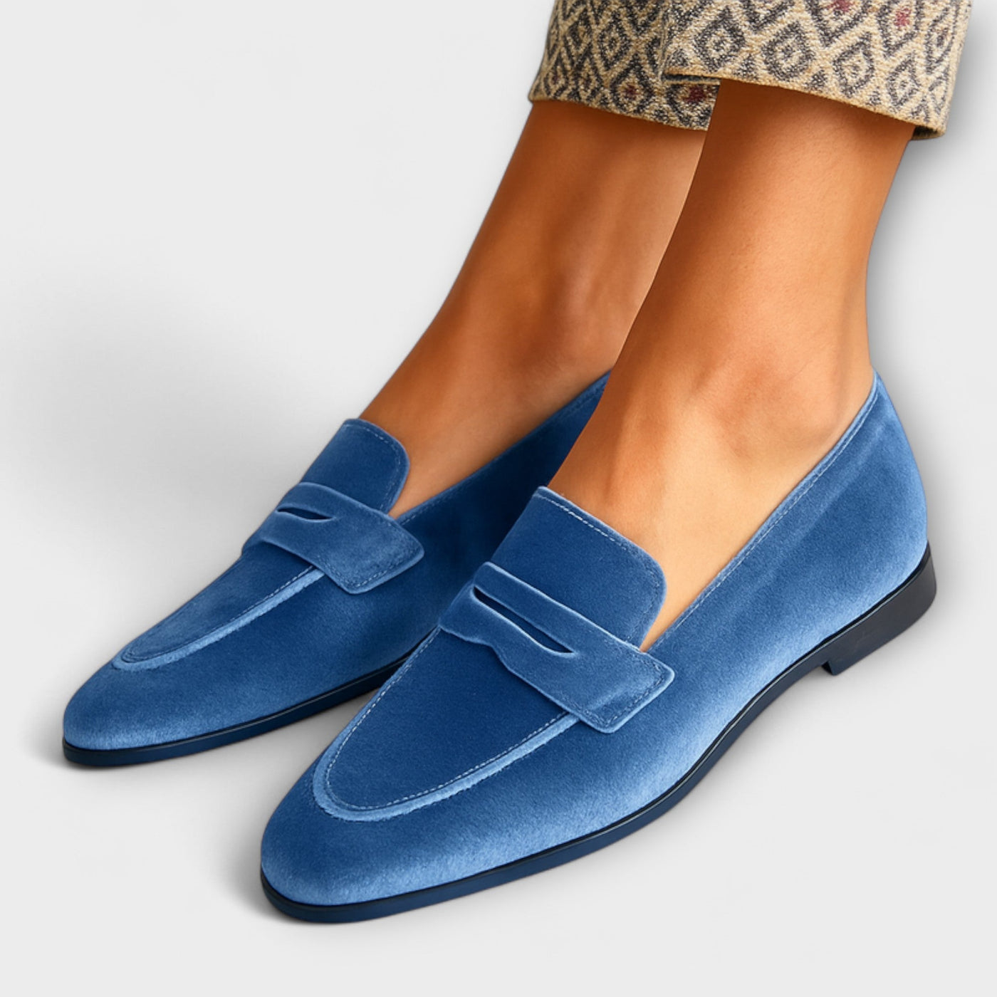 Klara - Mekani Velur Loafer