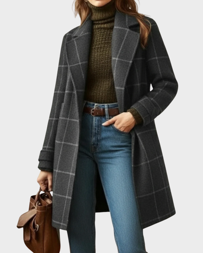 Fiona – Klasični karirani kaput