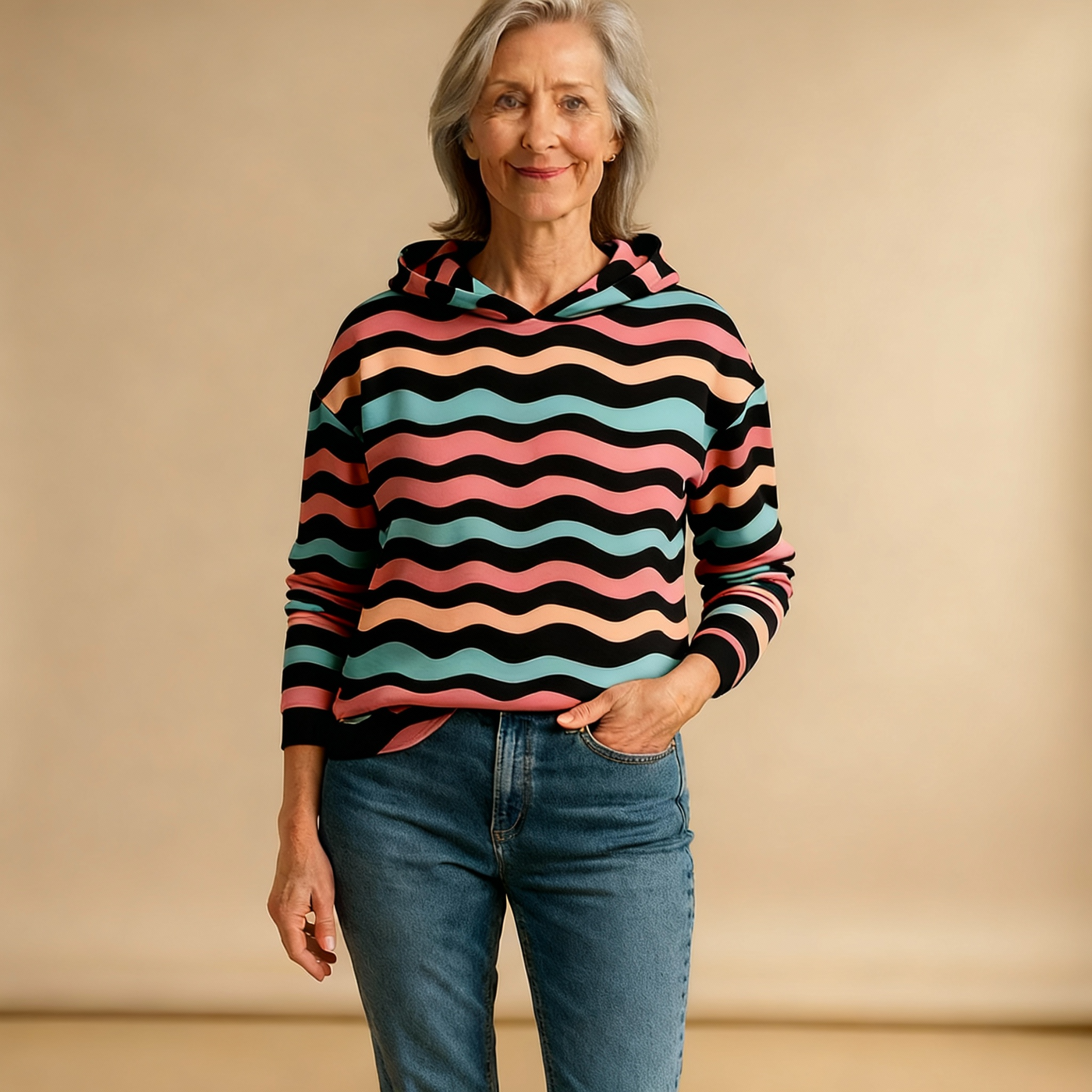 Julie -  Dukserica mekana na dodir